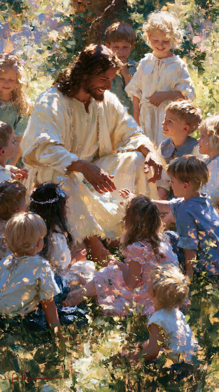 Jesus and the Children - Impressionist · Portrait n° 5