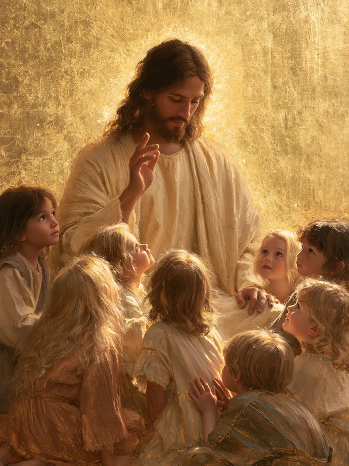 Jesus and the Children — Peace in Golden Hair