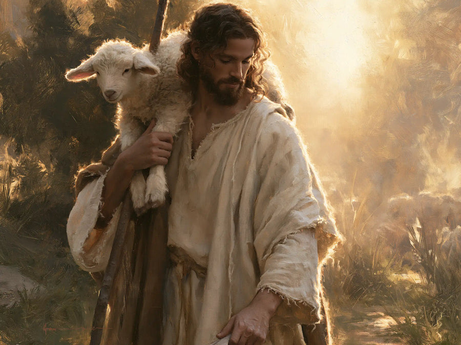 Jesus and the Lamb - Biblical Cinema · Landscape n° 5