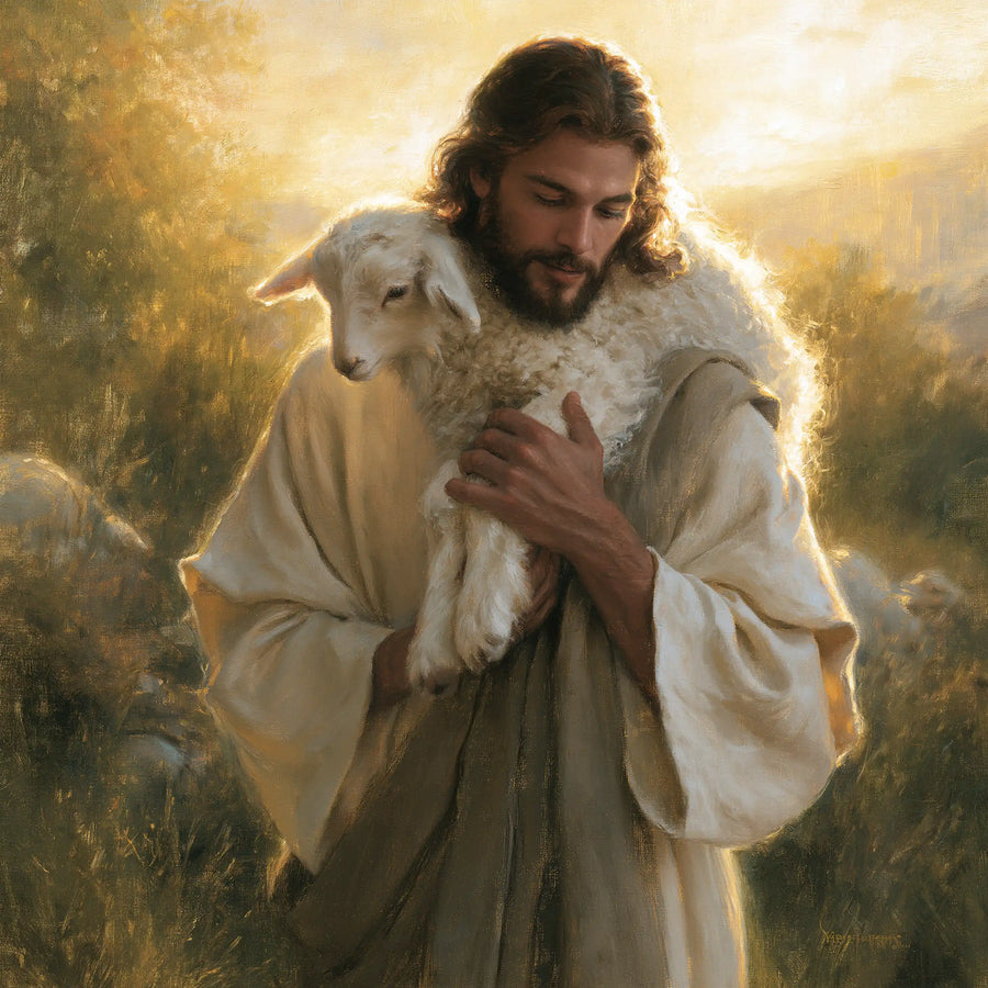 Jesus and the Lamb - Biblical Cinema · Square n° 2