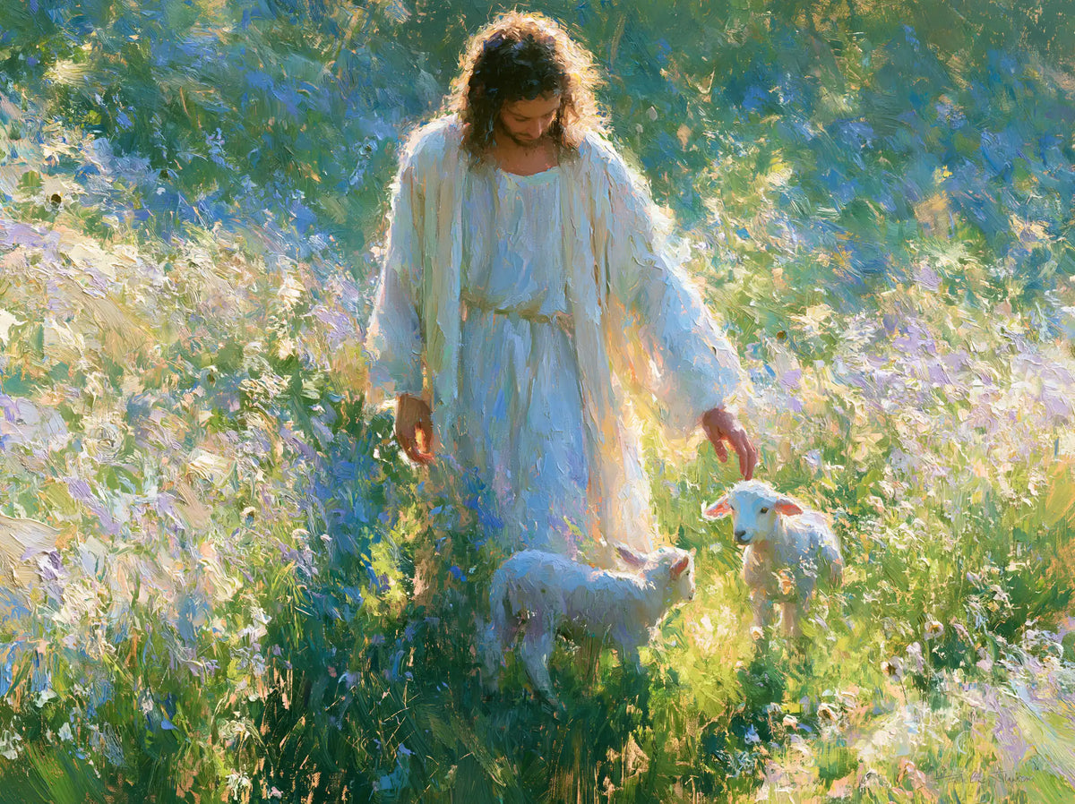 Jesus and the Lamb — The Two Companions of the Meadow