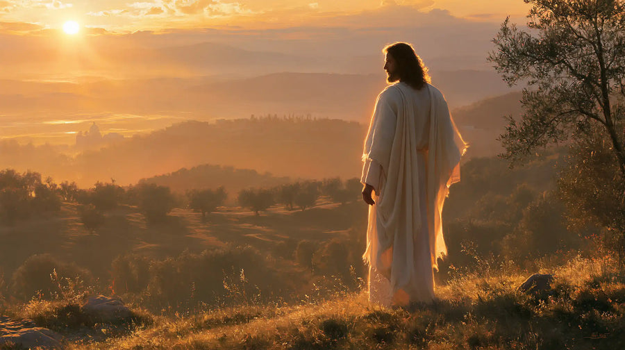 Jesus at Sunset - Sacred Silence · Landscape n° 10