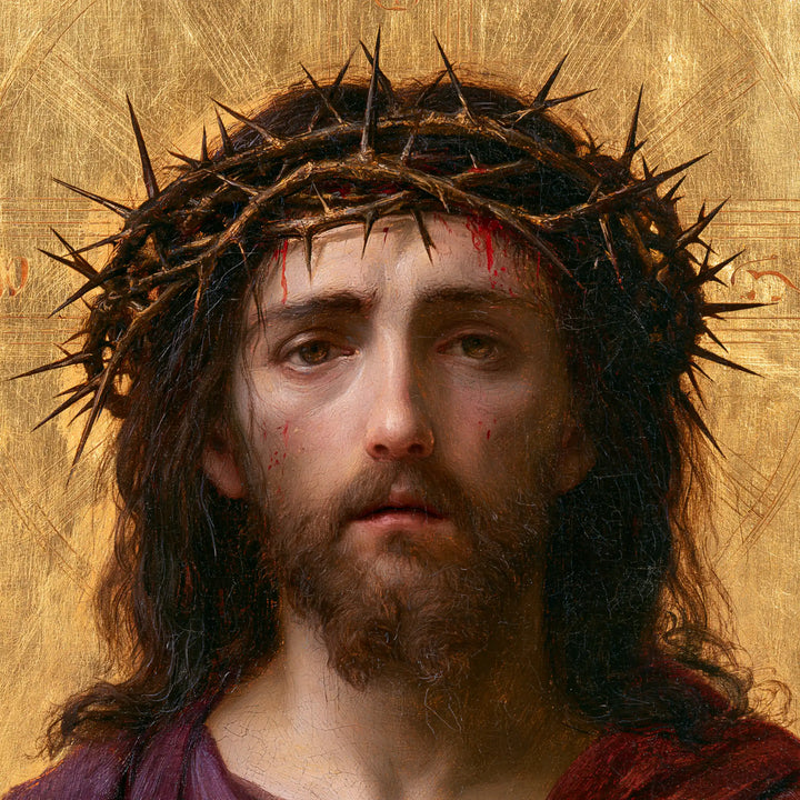 Jesus Crowned with Thorns — The Face with Lips of Silence
