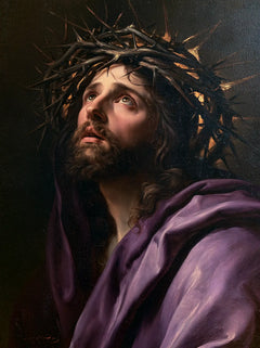 Jesus Crowned with Thorns — The Face toward the Ray beyond the Frame