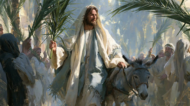 Jesus Enters Jerusalem – Impressionist · Landscape no. 12