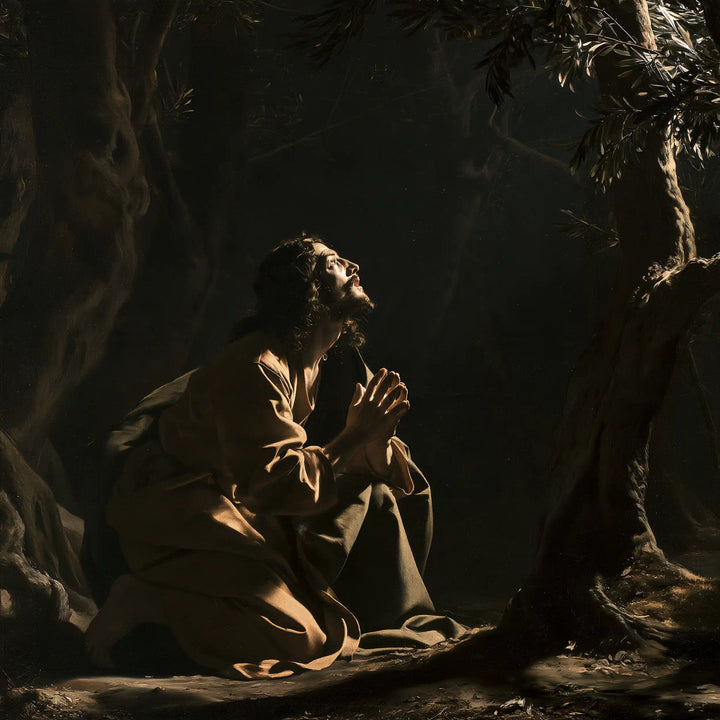 Jesus in Gethsemane — Hope at the Black Trunk’s Foot