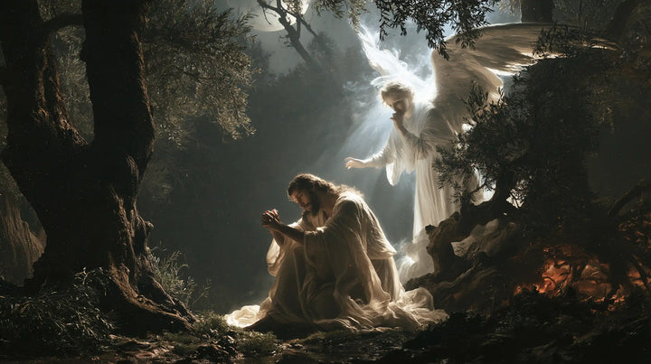 Jesus in Gethsemane — Wings of the Tender Vigil