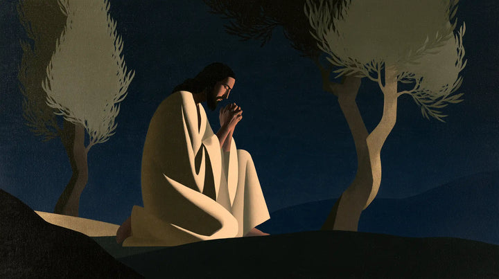 Jesus in Gethsemane - Contemporary Minimalism · Landscape n° 8