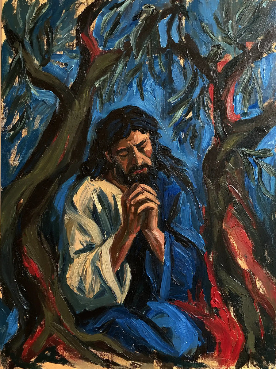 Jesus in Gethsemane - Expressionist · Portrait n° 13