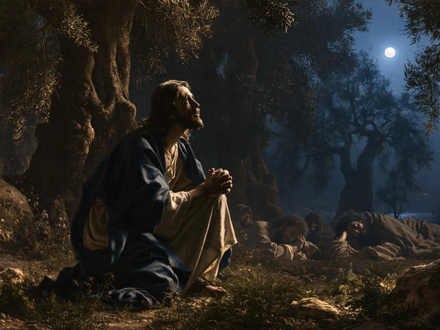 Jesus in Gethsemane — The Vigil beside the Sleepers