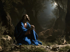 Jesus in Gethsemane — The Watcher in the Silver Clearing
