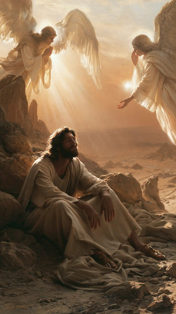 Jesus in the Desert - Angels After the Temptation · Portrait n° 16