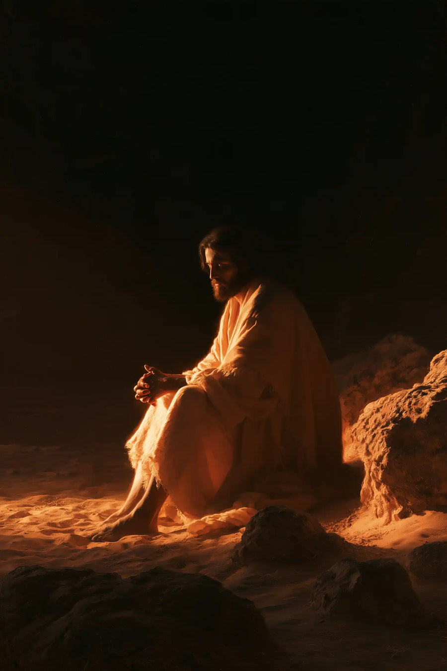 Jesus in the Desert - Christ as Divine Light · Portrait n° 12