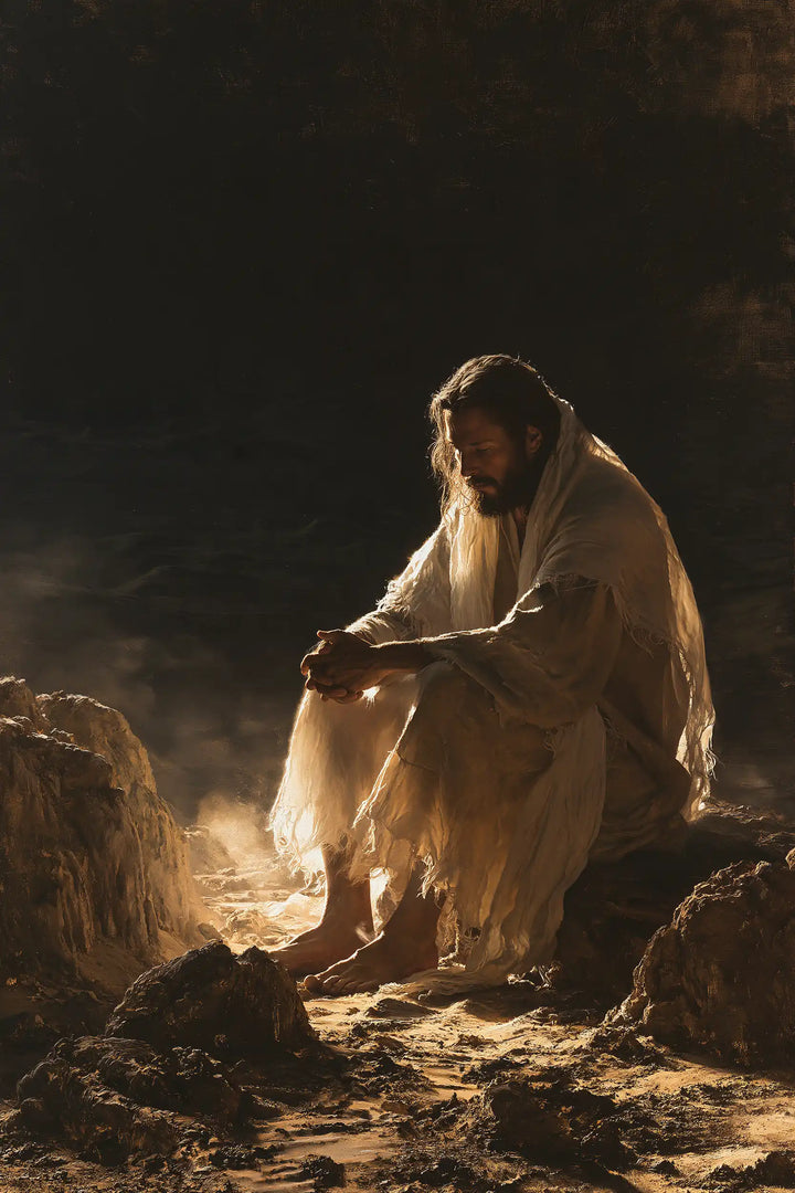 Jesus in the Desert - Christ as Divine Light · Portrait n° 13