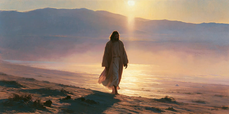 Jesus in the Desert - Impressionist · Landscape n° 14
