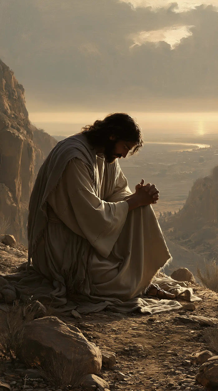 Jesus in the Desert — The Humble Bow before the Valley