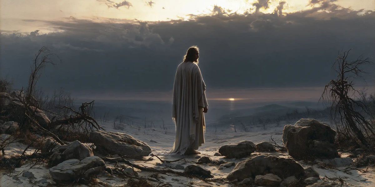 Jesus in the Desert — A Spark beyond the Blue Desert