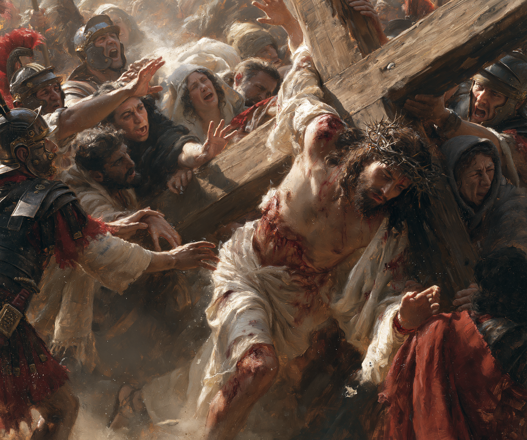 The Stations of the Cross - Explosion of movement · Landscape n° 5 — aperçu de la finition sélectionnée