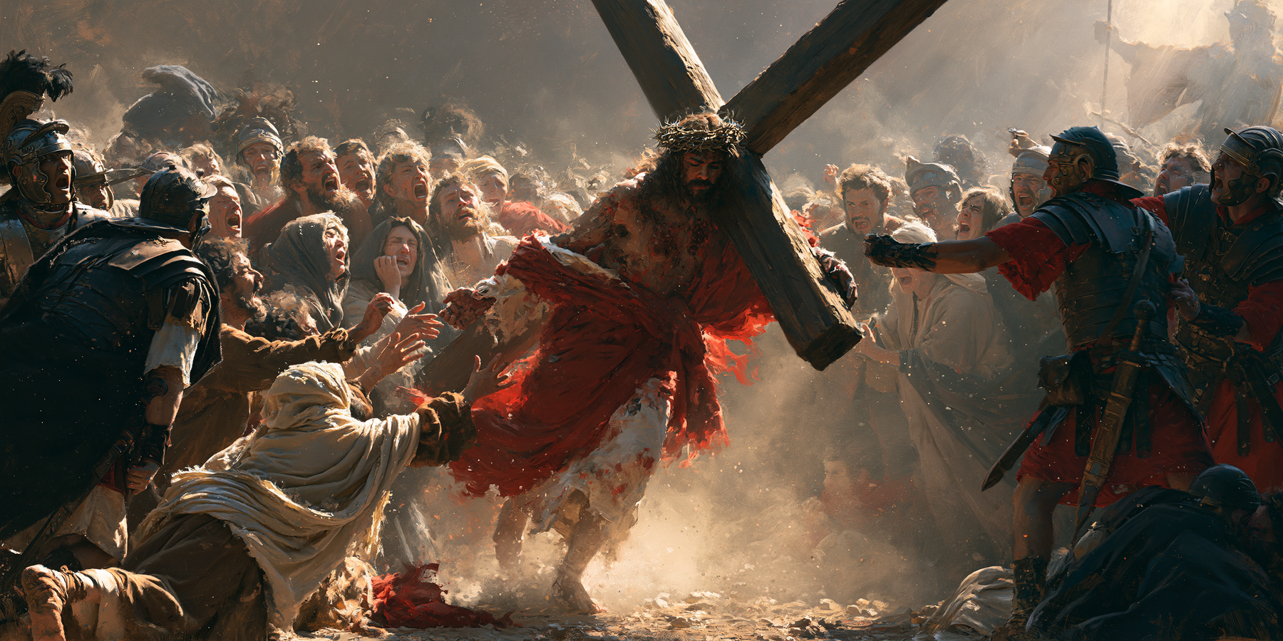 The Stations of the Cross - Explosion of movement · Landscape n° 18 — aperçu de la finition sélectionnée