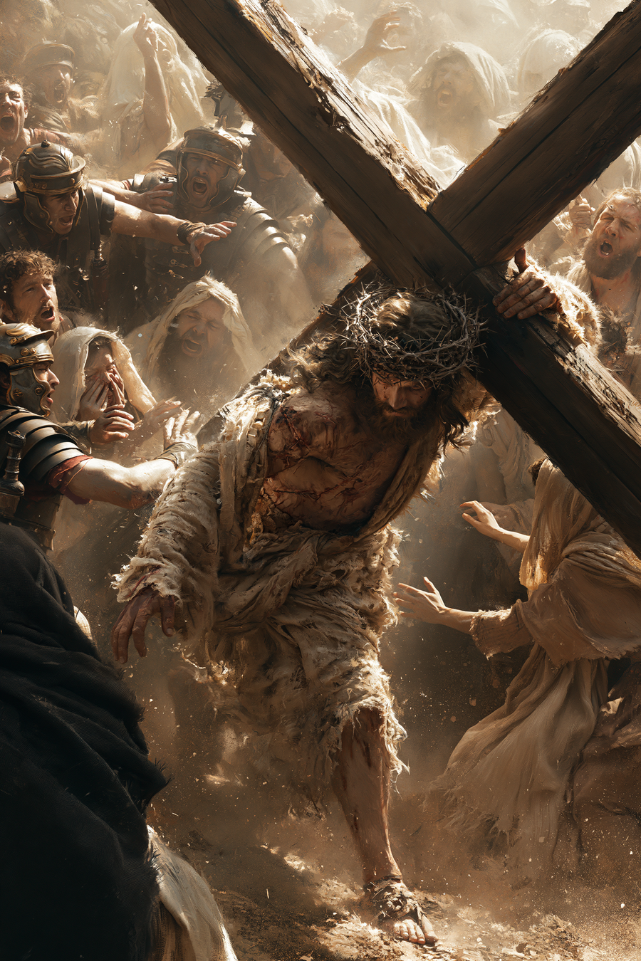 The Stations of the Cross - Explosion of movement · Portrait n° 5
