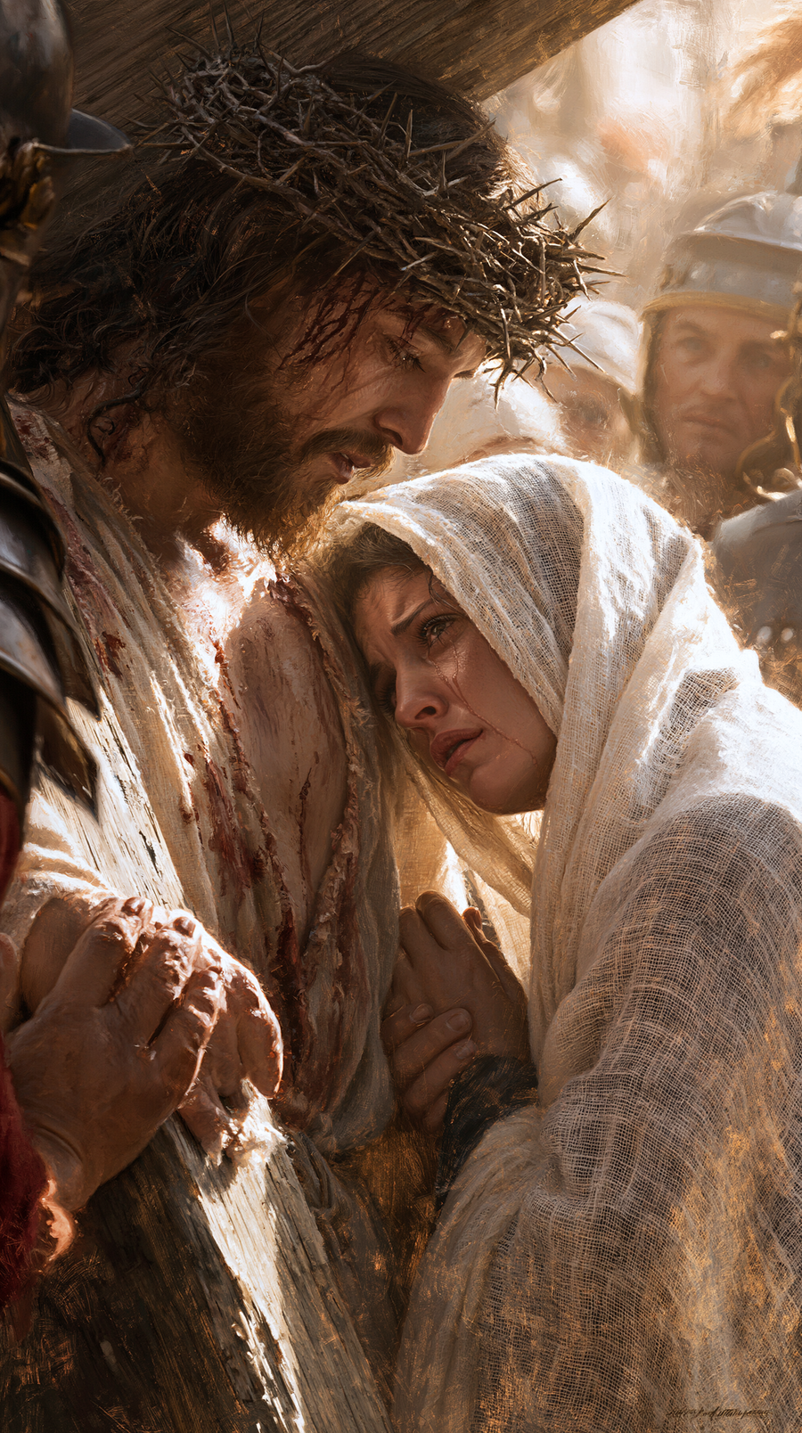 The Stations of the Cross - Jesus meets his mother · Portrait n° 39