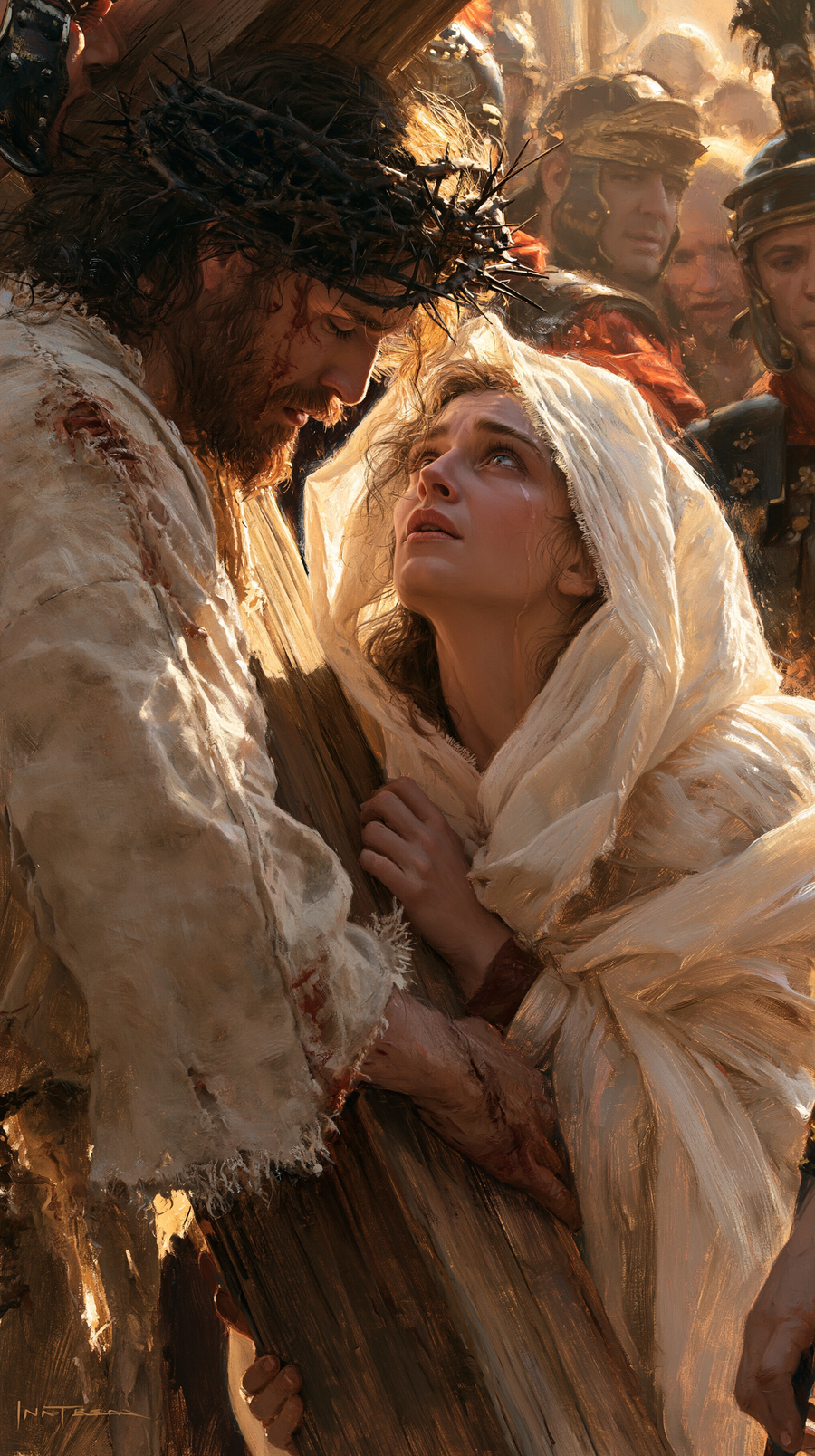 The Stations of the Cross - Jesus meets his mother · Portrait n° 49