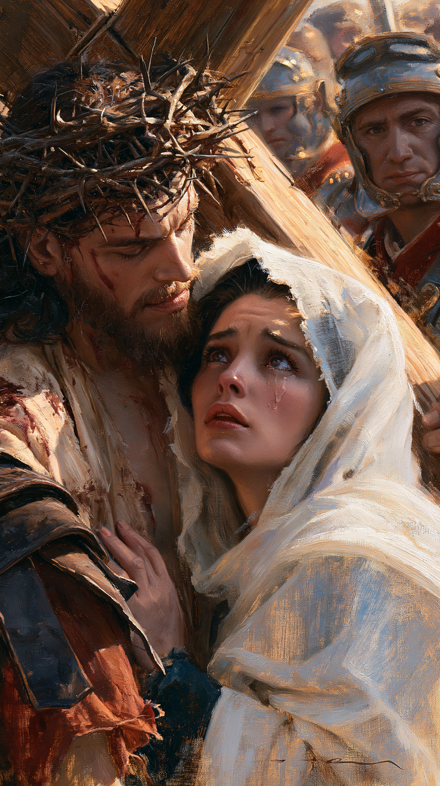 The Stations of the Cross - Jesus meets his mother · Portrait n° 53