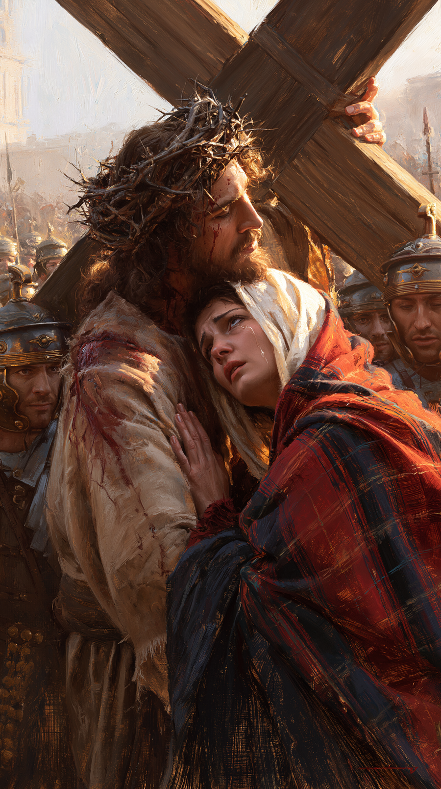 The Stations of the Cross - Jesus meets his mother · Portrait n° 57