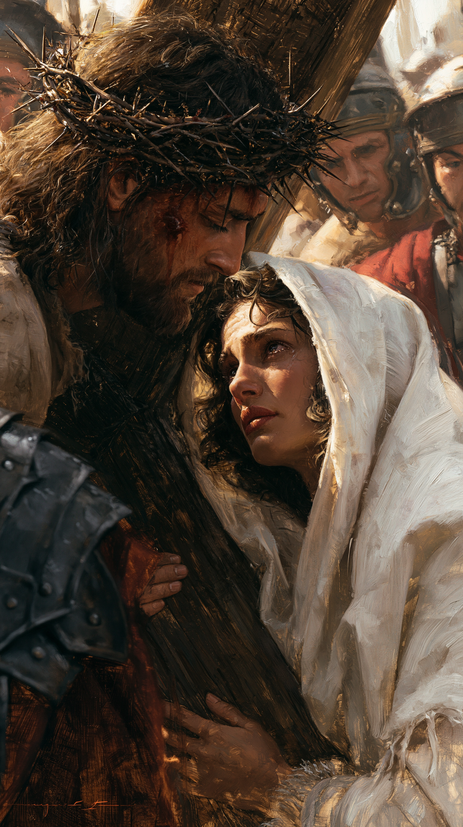 The Stations of the Cross - Jesus meets his mother · Portrait n° 71