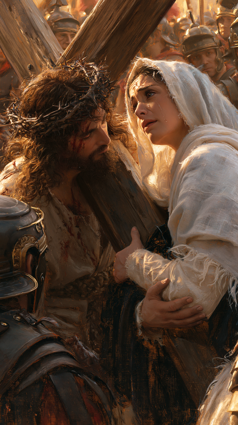 The Stations of the Cross - Jesus meets his mother · Portrait n° 79