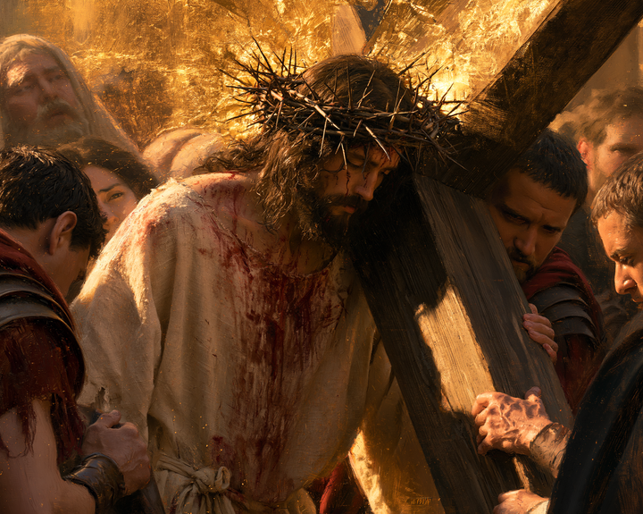 El Vía Crucis - Sagrado Oro · Paisaje n° 5