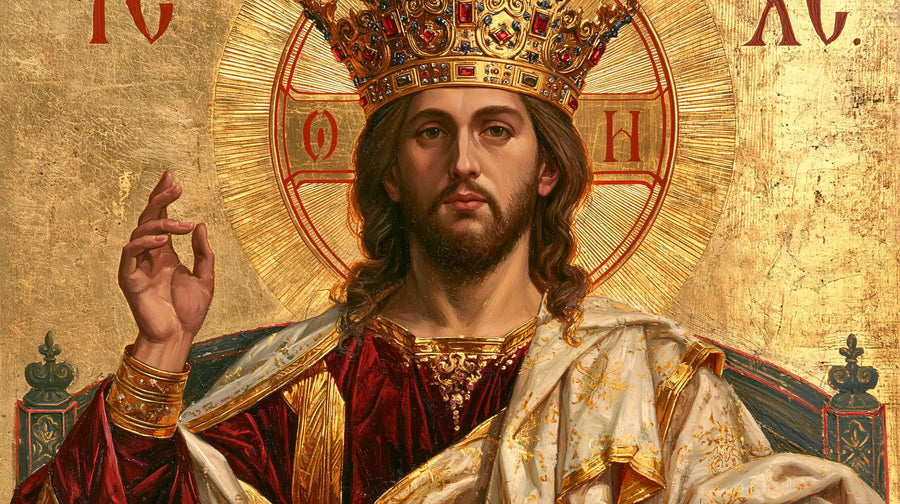 Jesus the King - Contemporary Byzantine · Landscape n° 9