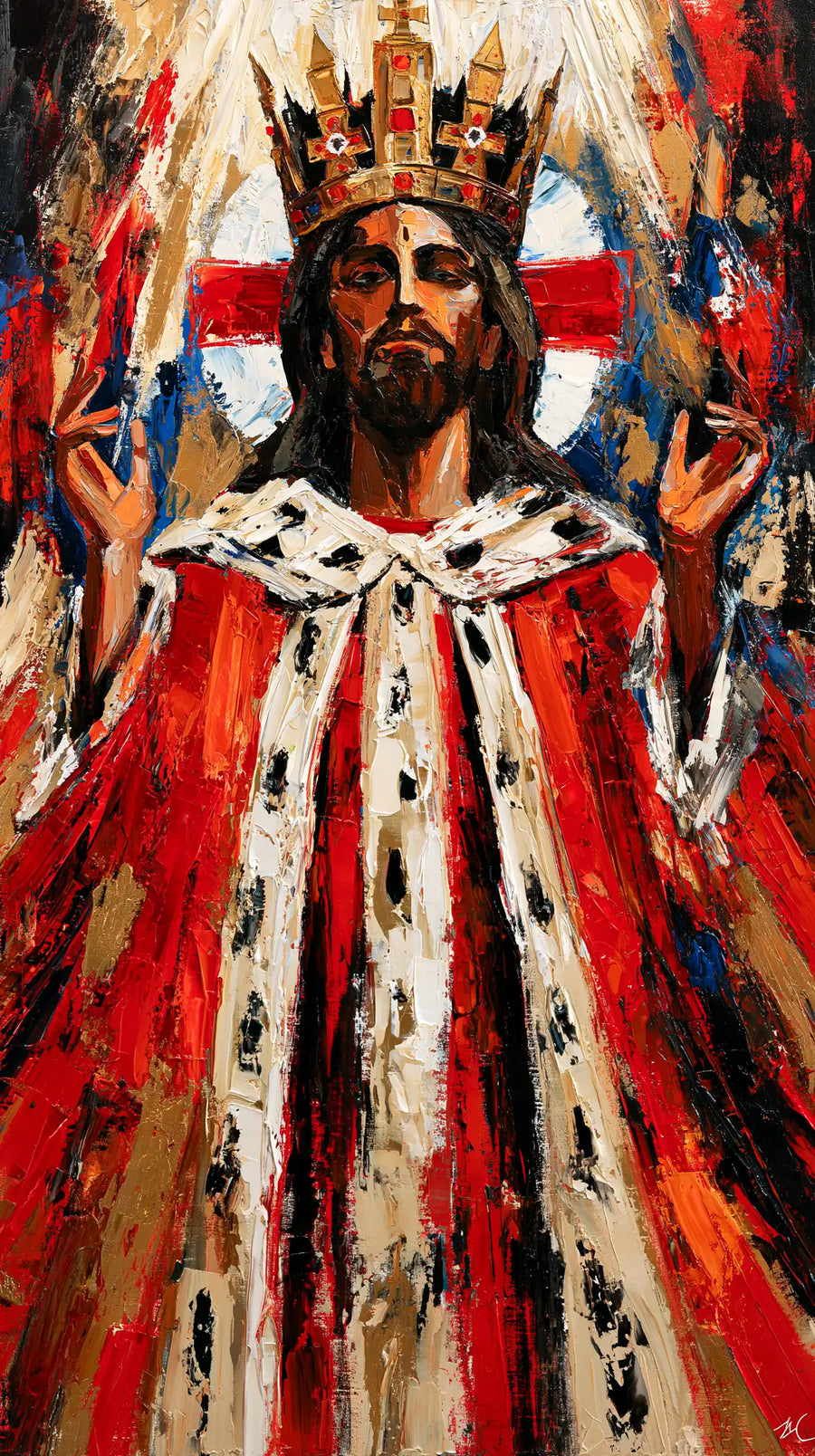 Jesus the King - Expressionist · Portrait n° 8