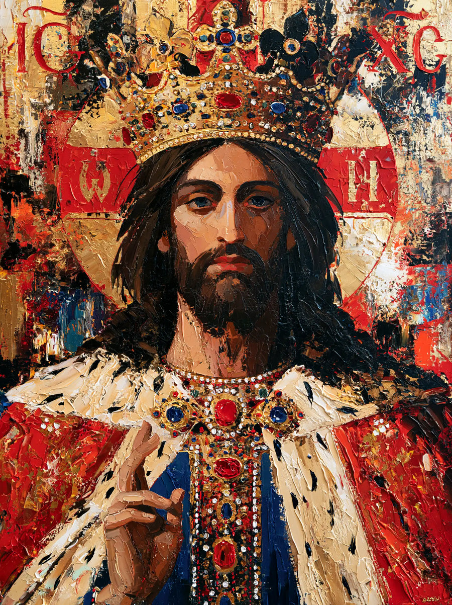 Jesus the King - Expressionist · Portrait n° 14