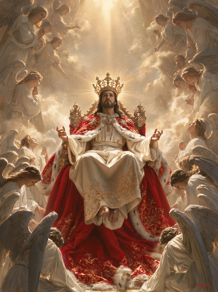 Jesus the King - Jesus the King with Angels · Portrait n° 9