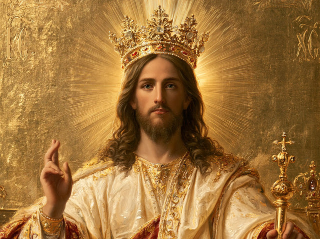 Jesus the King — The Face in the Silken Sun