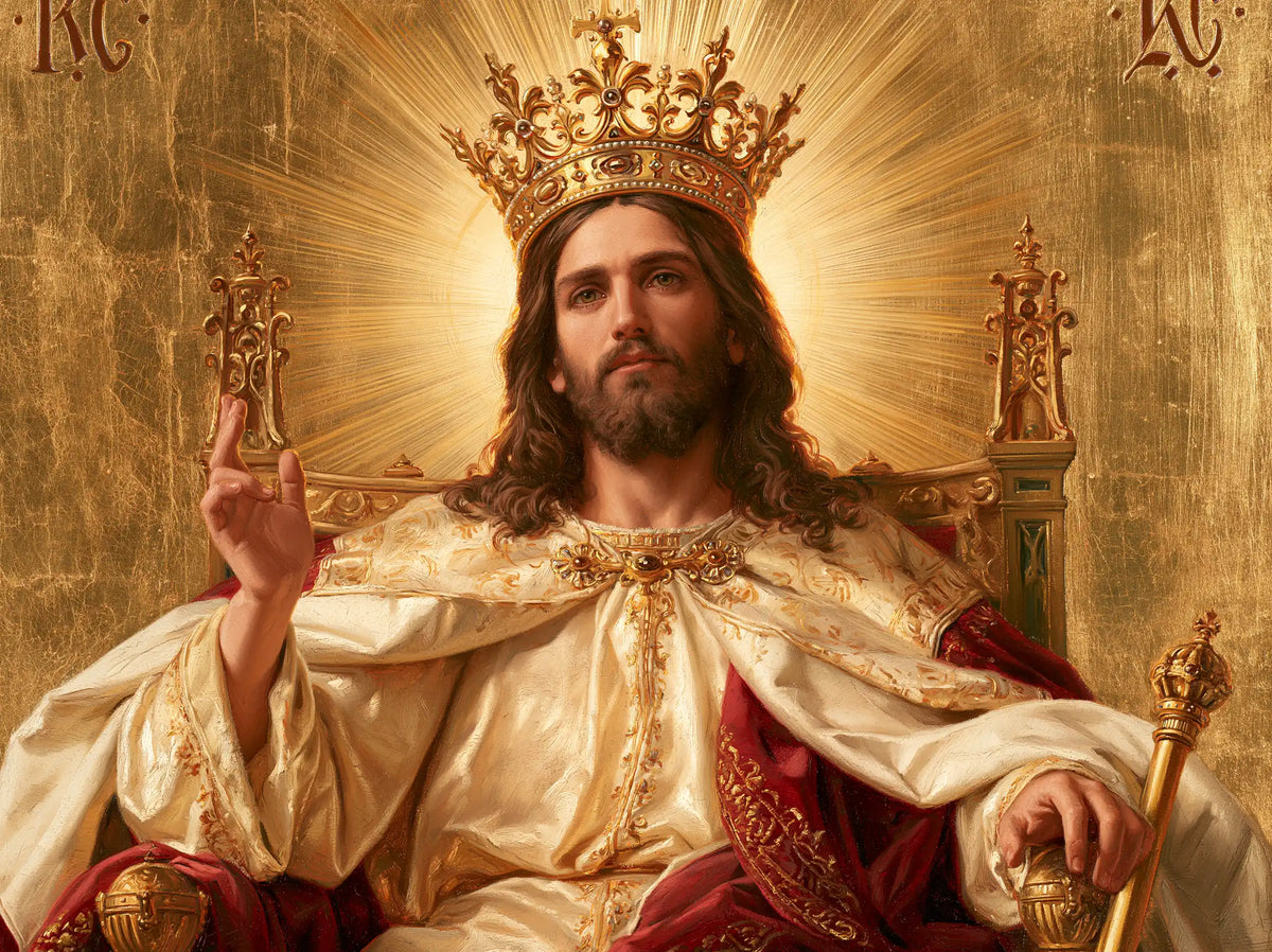 Jesus the King — The Throne with Points of Light