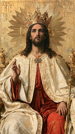 Jesus the King — The Gaze Beneath the Radiant Crown