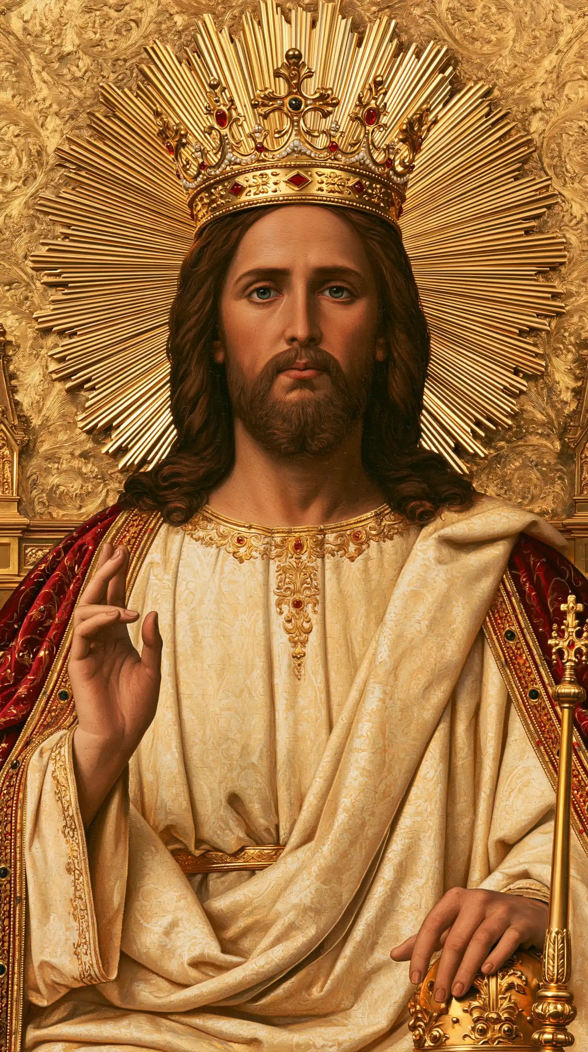 Jesus the King — Stillness in the Circle of Rays