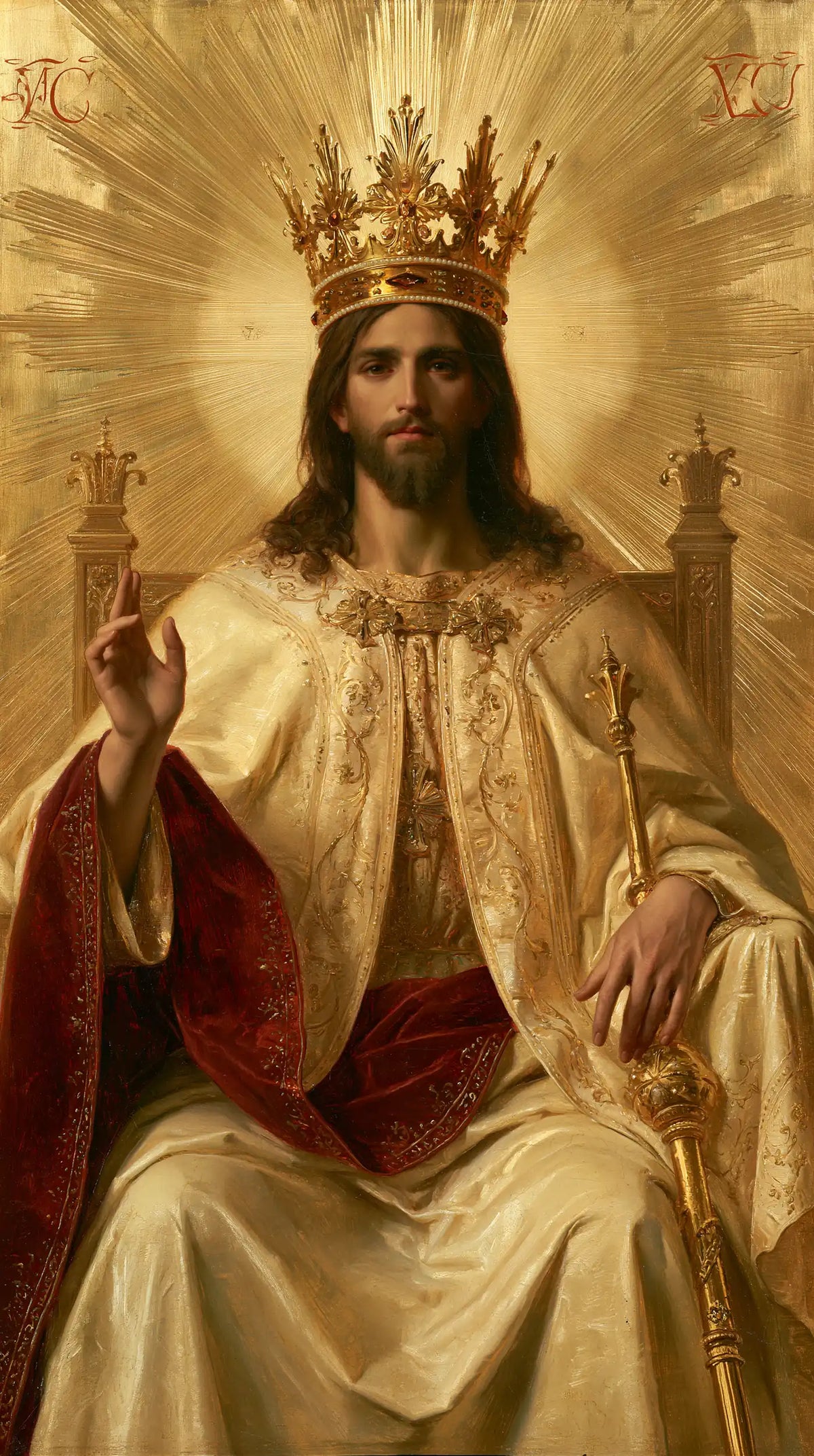 Jesus the King — Majesty in Tawny Light