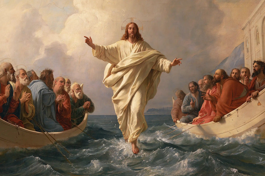 Jesus Walking on Water - Florentine Renaissance · Landscape n° 12