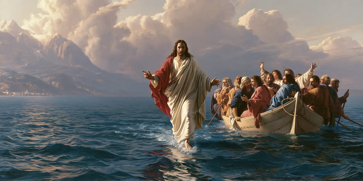 Jesus Walking on Water — The Presence upon the Quiet Waters of the Peaks