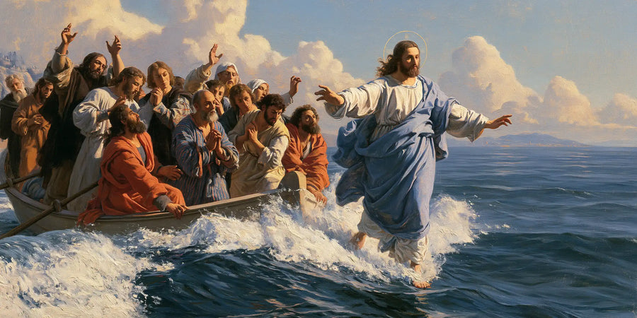 Jesus Walking on Water - Florentine Renaissance · Landscape n° 25