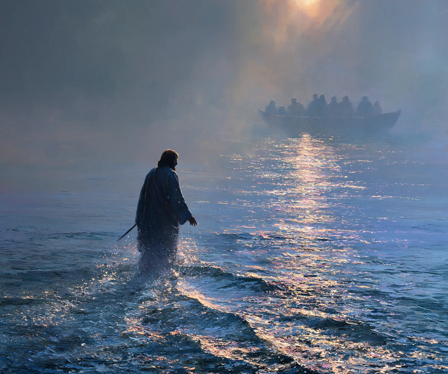 Jesus Walking on Water - Impressionist · Landscape n° 1