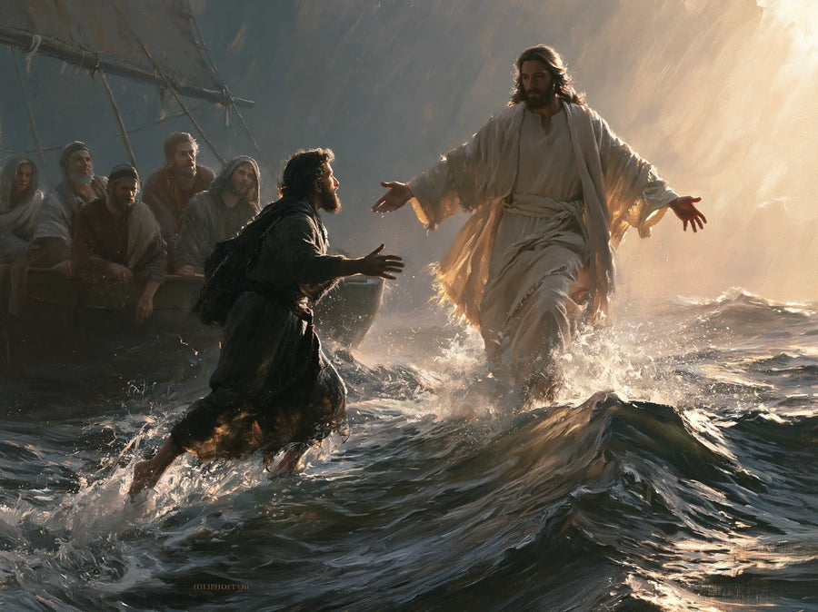 Jesus Walking on Water - Jesus Calls Peter · Landscape n° 2