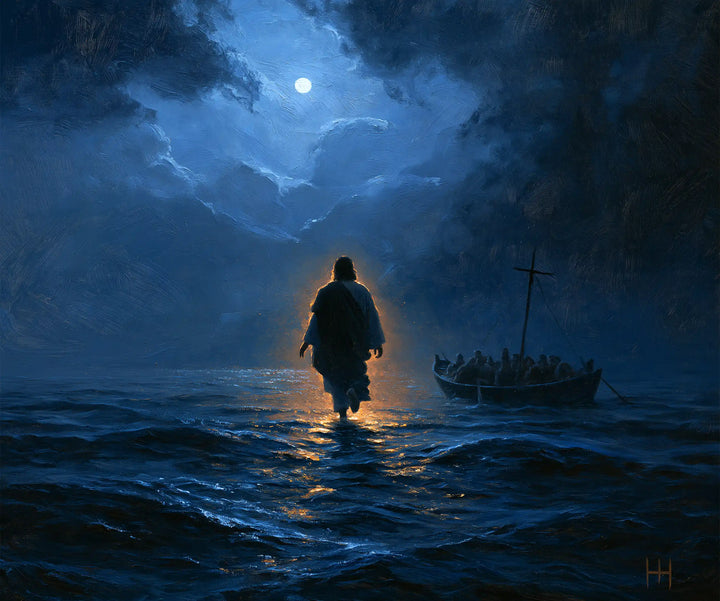 Jesus Walking on Water — The Golden Vigil before the Black Mast