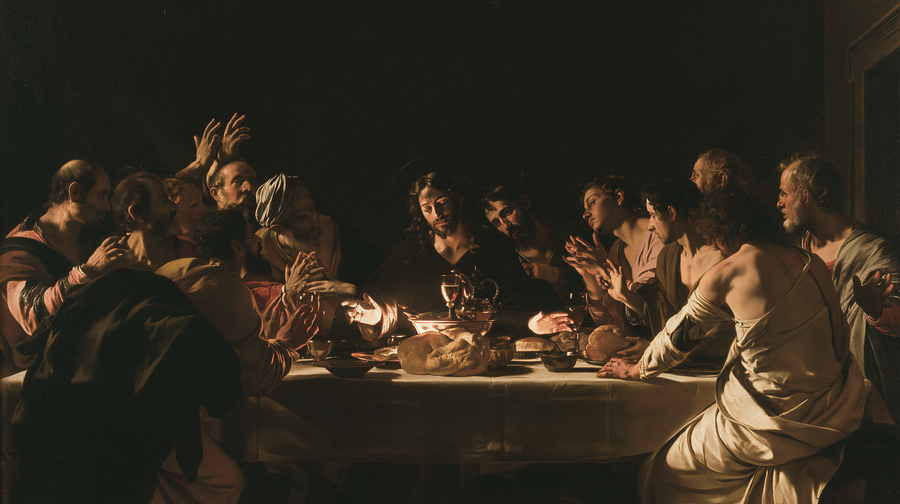 The Last Supper - Caravaggio - tenebrism n° 8