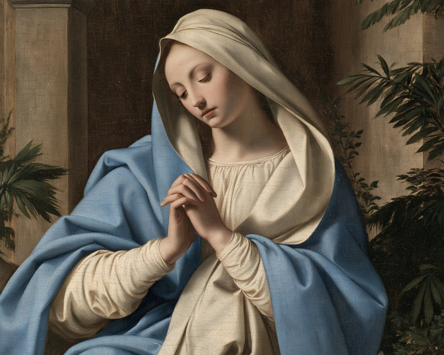 Virgin Mary in Prayer - Florentine Renaissance · Landscape n° 5