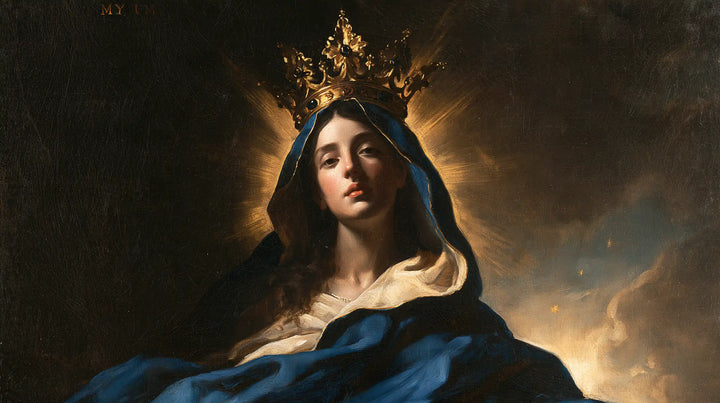 Mary, Queen of Heaven — Royal Calm Above the Blue Wave