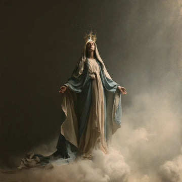 Mary Queen of Heaven - Contemporary Minimalism · Square n° 9